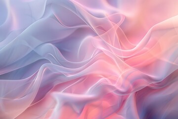 Obraz premium Wispy Pastel Hues in Ethereal Dimensional Abstraction