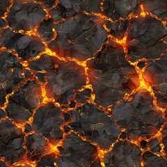 A lava floor texture tile seamless background
