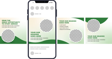 Set of Instagram Carousel Post, editable social media Instagram carousel post, modern and creative business carousel post template © Jawarla