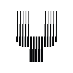 Letter Y Alphabet Abstract Monogram Line Art Logo Vector Illustration