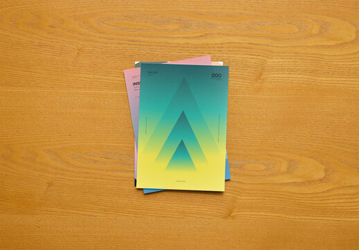 Mockup of customized A6 postcards