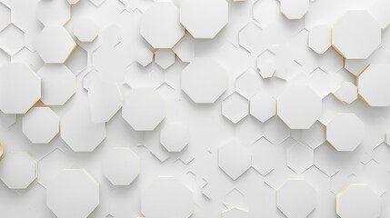 hexagon background. hexagon concept design abstract technology background. white hexagon gold light effect white background.