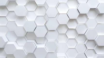 hexagon concept design abstract technology white background. future modern white and grey hexagon background.