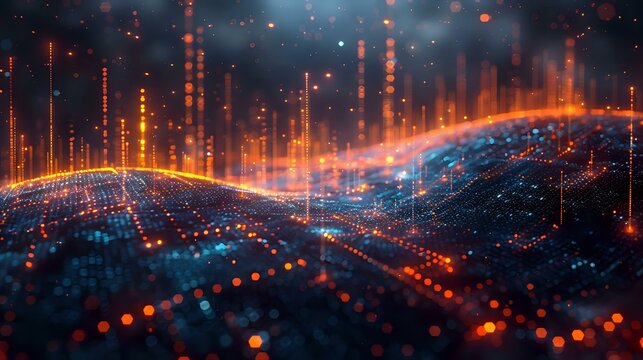 Cutting-Edge Data Visualization: Abstract Art for Technology and Finance