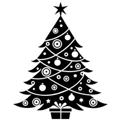 Christmas tree vector