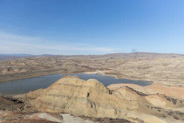 Majestic Georgian Lake Nestled Amongst Towering Mountains