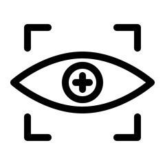 Camera vision icon