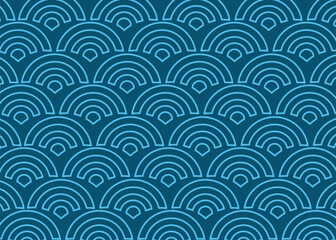 Obraz premium seamless pattern with waves