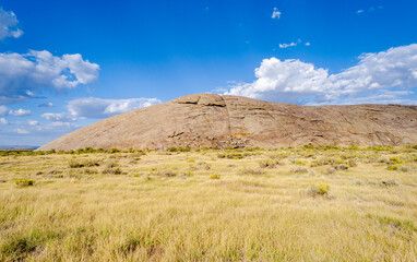 Independence Rock State Historic Site in southwestern Natrona County, Wyoming