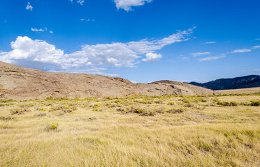 Independence Rock State Historic Site in southwestern Natrona County, Wyoming