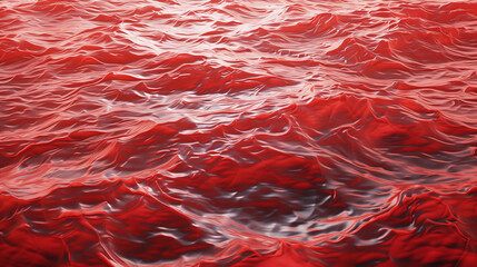 This image features a captivating red water texture, portraying the intricate patterns and surface details of the ocean. The deep red hue creates a mesmerizing backdrop, evoking a sense of drama
