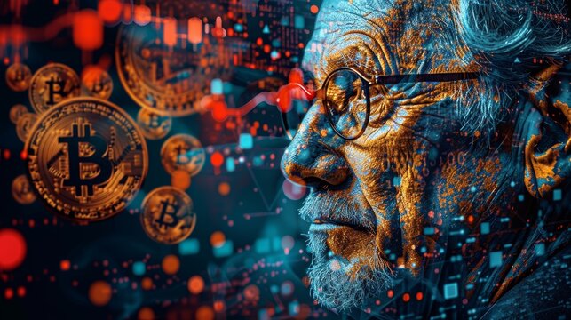 A graph of alternative investments, including art and cryptocurrencies, diversifying