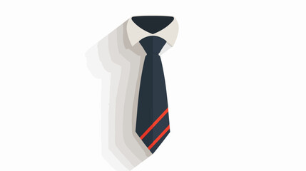 Single necktie icon image Vector illustration. Vector