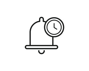 Notification ring icon vector symbol design illustration