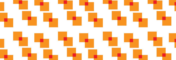 
print orange squares pattern on transparent background