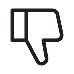 Thumbs down Line Icon