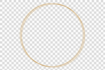 Golden Circle, golden border, golden frame, wedding ornament, luxurious gold circle