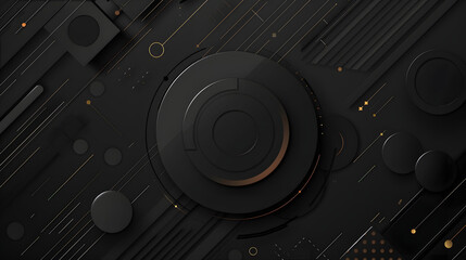 modern luxury abstract black circle background