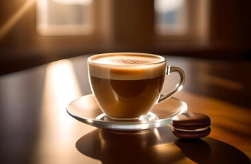 Obraz premium Coffee on the table with space for text