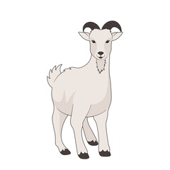 Eid Al-Adha Goat Animal Illustration