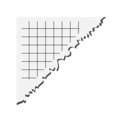 Blank Ripped Paper Corner Border Design