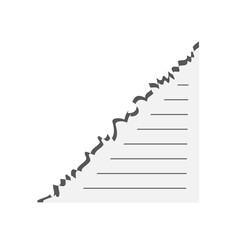 Blank Ripped Paper Corner Border Design