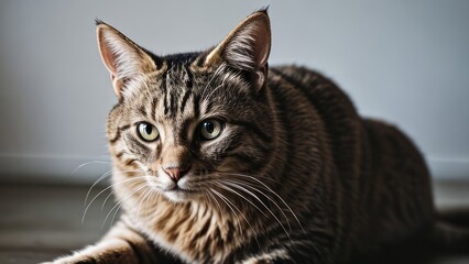 Obraz premium portrait of a cute cat animal