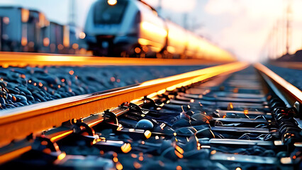 Fototapeta premium Modern Logistics Systems: Innovations in Road, Maritime, Air, and Rail Transport