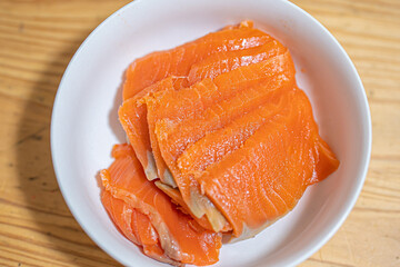 美味しそうなサーモン