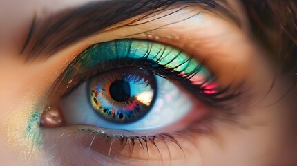 Fototapeta premium eye of the person