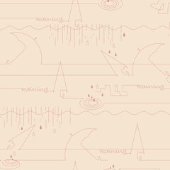 simple and unique line umbrella pattern,,