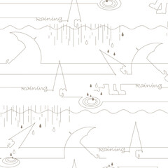 simple and unique line umbrella pattern,,