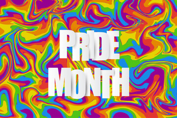 Happy pride month social media post design