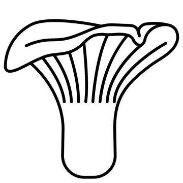 recommend clip art: lobster mushroom line icon