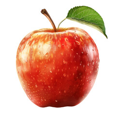 Isolated Transparent Fresh Apple