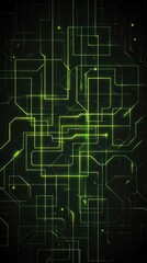 A digital artwork featuring a complex