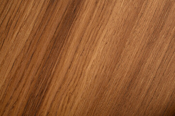 Fototapeta premium Równolegle słoje drewna widoczne na powierzchni desek w drewnianej podłodze 