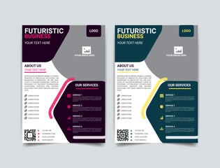 Business flyer template design