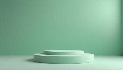 Green-Podium-Background-Platform-Product-3D-Studio- 2
