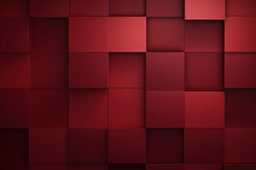 Maroon color square pattern on banner with shadow abstract maroon geometric background with copy space modern minimal concept empty 