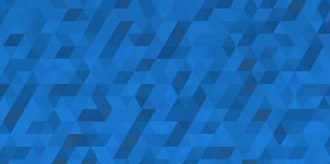 Blue vector digital technology polygon pattern background .Abstract modern geometric low poly pattern .blue polygon mosaic technology background design .