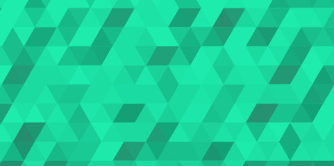 Green vector digital technology polygon pattern background .Abstract modern geometric low poly pattern .green polygon mosaic technology background design .