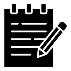 Notepad  Icon Element For Design