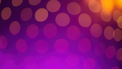 Studio background yellow lights out of focus with pink color