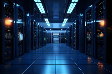 Inside a Modern Server Room - The Backbone of Technology