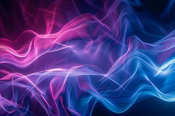 Fototapeta premium Abstract waves of light with smooth gradients and soft glows, perfect for overlaying on other designs 