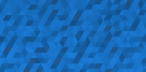Blue vector digital technology polygon pattern background .Abstract modern geometric low poly pattern .blue polygon mosaic technology background design .