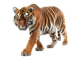 Red tiger Isolated on Transparent Background