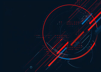 Dynamic digital wave with glowing particles and lines on a dark backdrop, representing modern technology