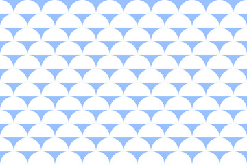 Abstract Seamless Geometric Light Blue and White Pattern.